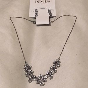 David’s Bridal Necklace and Earring Set